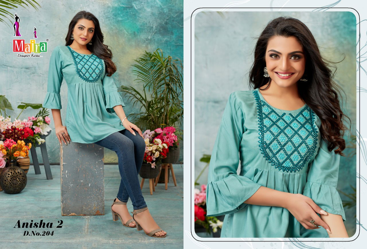 ANISHA VOL 2 Maira Regular Wear Wholesale Designer Kurtis Catalog